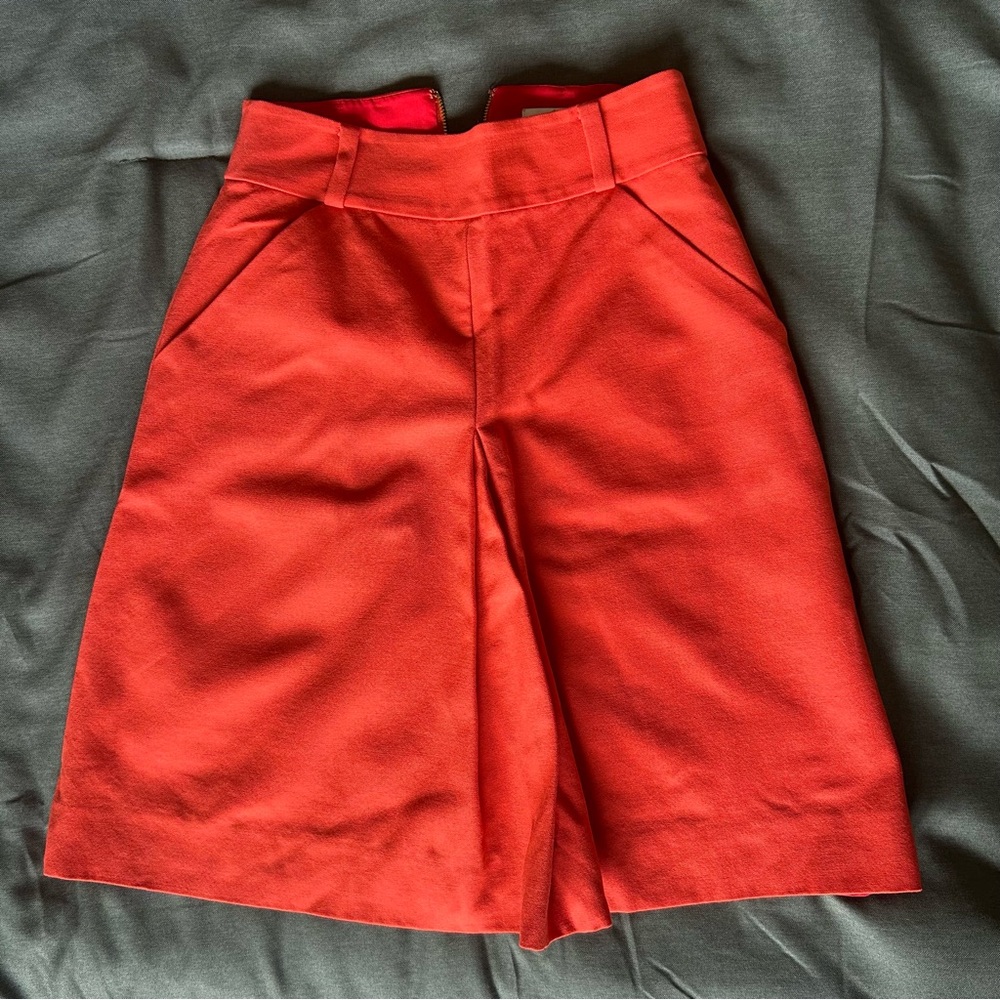Kate Spade Bright Coral A-Line Skirt